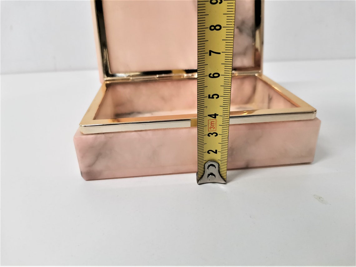 Vintage Ornamental Marble Jewelry Box for Jewelry Etsy