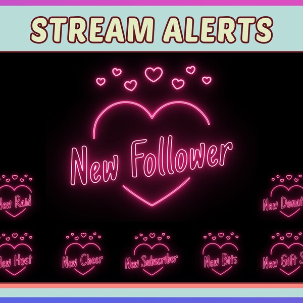 Twitch Follower Alert - Etsy