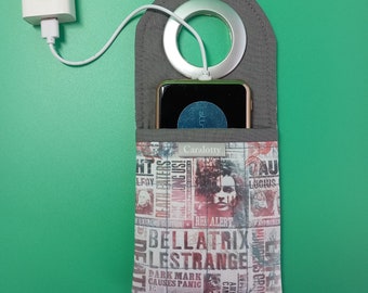 1 mobile phone charging case model "newspaper"