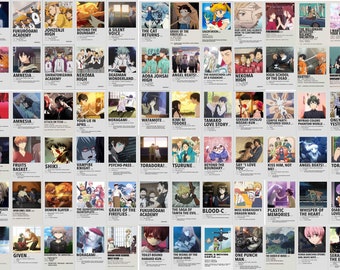 Collageset anime-poster | Muurkunst manga (digitale download, 232 stuks)