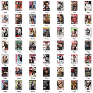 170 PCS Rap Magazines Posters | Retro Rapper Wall Collage Kit | Aesthetic Rappers Wall Art | Rap Music Room Decor | DIGITAL DOWNLOAD image 7
