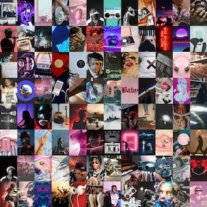 170 PCS Music Poster Wall Collage Kit | Music Art Aesthetic Photo Print | Pop - Rap - Rock - R&B Room Decor | Music Pictures | DIGITAL 4x6