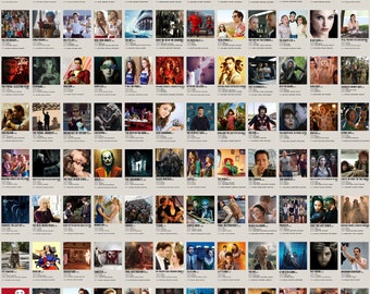 Movie Poster Collage Kit | Aesthetic Room Decor (Digital Download 4x6)