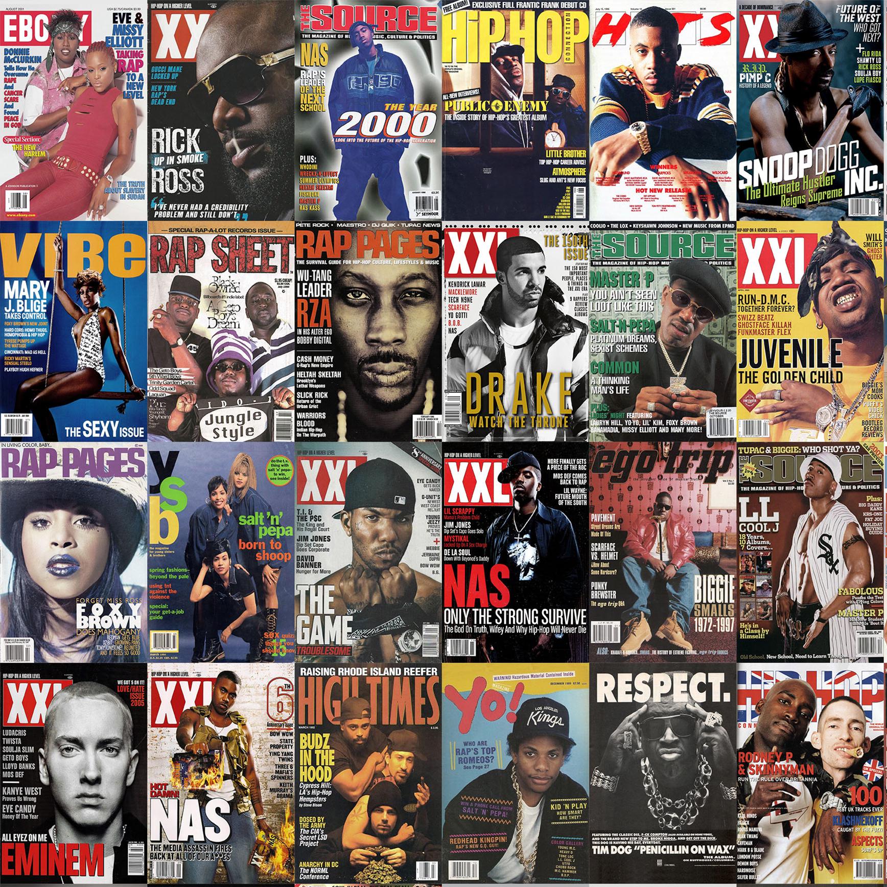 170 PCS Rap Magazines Posters | Retro Rapper Wall Collage Kit ...