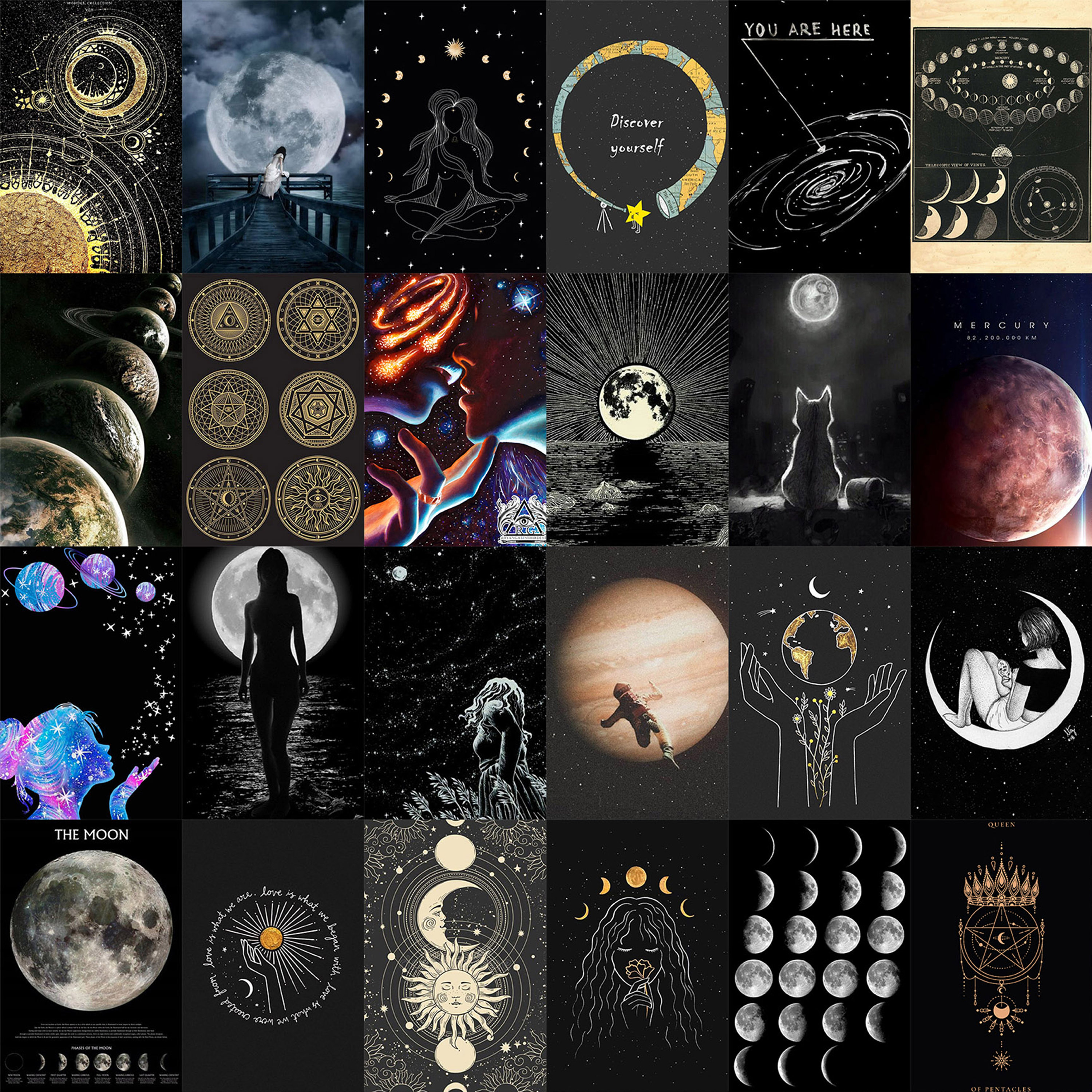 Cosmos Photo Collage Kit | Astronomy Space Pictures (digital Download ...