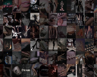 Grunge Aesthetic Wall Collage Kit | 140 PCS (Digital Download)