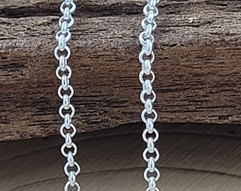 Sterling Silver Rolo / Belcher Round Cable Chain 16" - 40" (40cm - 102cm) 1.8mm Wide