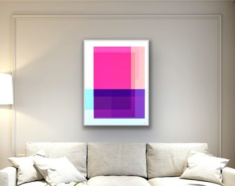 Framed Poster Print | Modern Abstract Wall Art