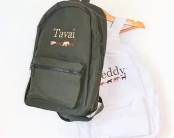 Personalised Children's Bag Rucksack backpack school nursery bag - Embroidered