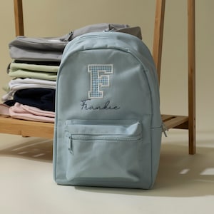 Sac enfant brodé personnalisé sac à dos sac à dos cartable école maternelle - Vichy