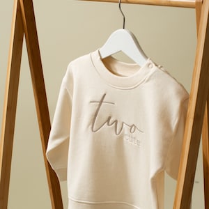 Two Cute Birthday Sweatshirt - Birthday Sweatshirt - Girls Boys Second Birthday Top -  2 Birthday Sweatshirt