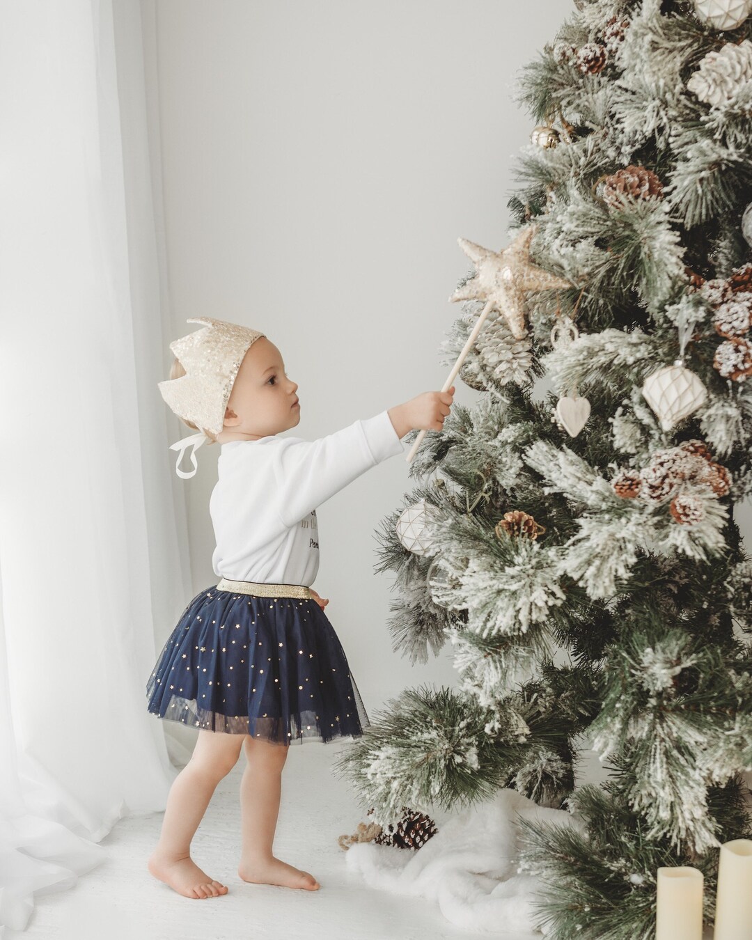 Mädchen Weihnachten Tutu Rock Mit Haarbogen Kleines Großes Mädchen Rot