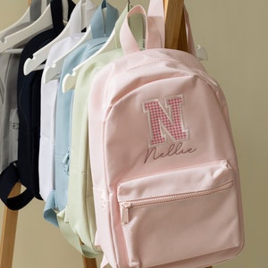 Sac enfant brodé personnalisé sac à dos sac à dos cartable école maternelle - Vichy