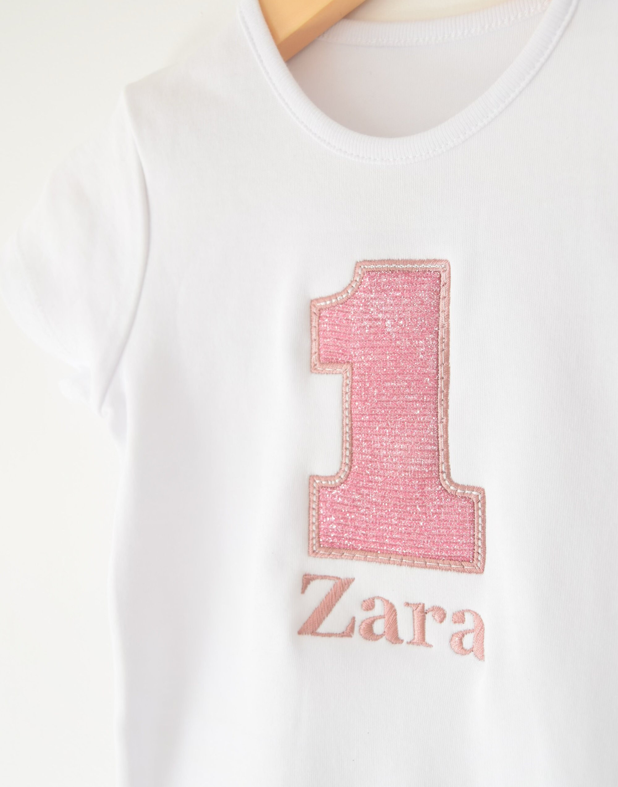 Pigiama Bambina 1 Anno Personalizzato 'Quando Mi Sveglierò Sarò 1' – Compleanno Rosa