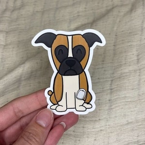 T1D Omnipod White & Brown Dog Sticker , Diabetes, Type 1, T1D, Type One Sticker, Diabetic, Kids Diabetes