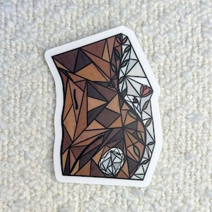 T1D Stained Glass Omnipod Sticker, Diabetes Humor, Diabetes, Type 1, T1D, Type One Sticker, Diabetic