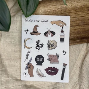 T1D Under Your Spell Sticker Sheet, Diabetes, Type 1, T1D, Type One Sticker, Diabetic