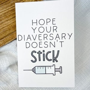 T1D Diaversary Stick Card, Diabetes, Type 1, T1D, Type One, Diabetic, Kids Diabetes
