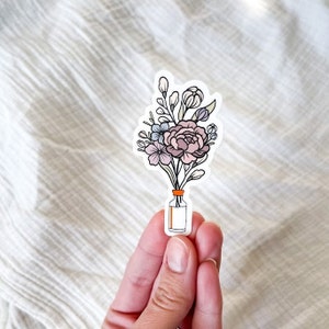 T1D Novolog Insulin Flowers Sticker, Diabetes, Type 1, T1D, Type One Sticker, Diabetic, Kids Diabetes