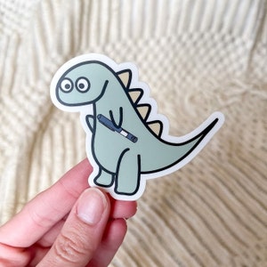 T1D T-Rex Humalog Insulin Sticker, Dinosaur, Diabetes, Type 1, T1D, Type One Sticker, Diabetic, Kids Diabetes, Tyrannosaurus rex