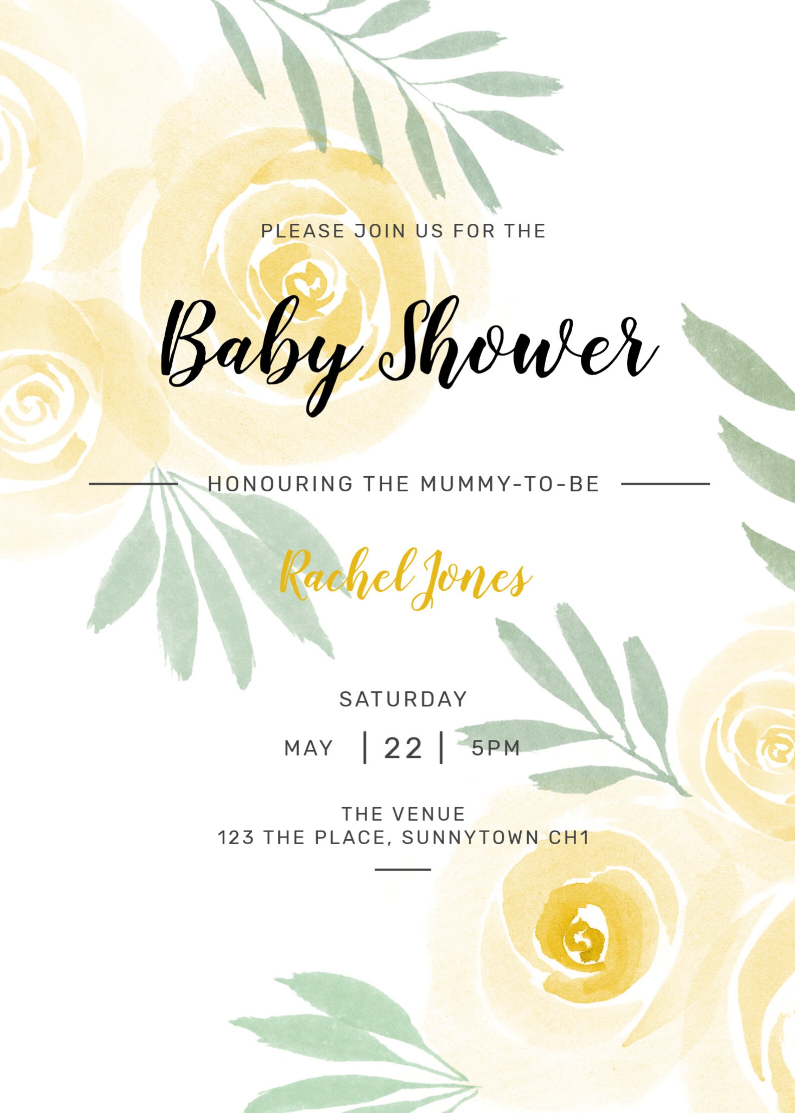 Baby Shower Einladungen 10er Pack Etsy