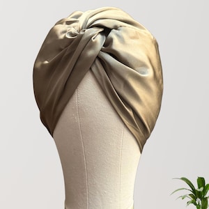 Silk Bonnet For Curly Hair- 100% Silk Sleep Turban- Sleeping Hair Wrap- Night Sleep Hat Gift For Hair Loss Women -Sleep Caps For Curly Hair