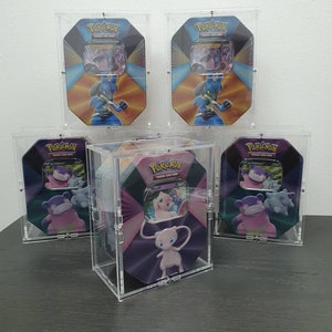 Acryl Case voor Pokemon TIN Box Protective Box Protector Perfecte Bescherming NIEUW