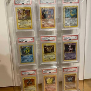 Coffret en acrylique pour 9 cartes de classement