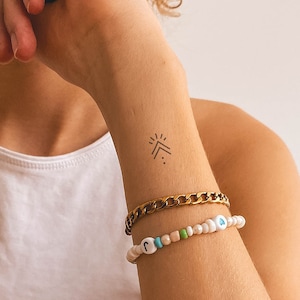 Energy Spirit - Natural Temporary Tattoo | 2-week tattoo | Semi-permanent tattoo