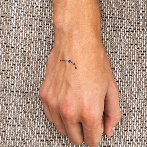 Aries Constellation - Natural Temporary Tattoo | 2-week tattoo | Semi-permanent tattoos