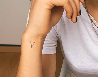 V Natural Temporary Tattoo 2-week Tattoo Semi Permanent - Etsy V Natural Temporary Tattoo 2-week Tattoo Semi Permanent - Etsy