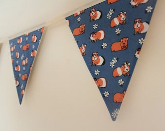 Guinea Pig Fabric Bunting, Pet Lover Decor