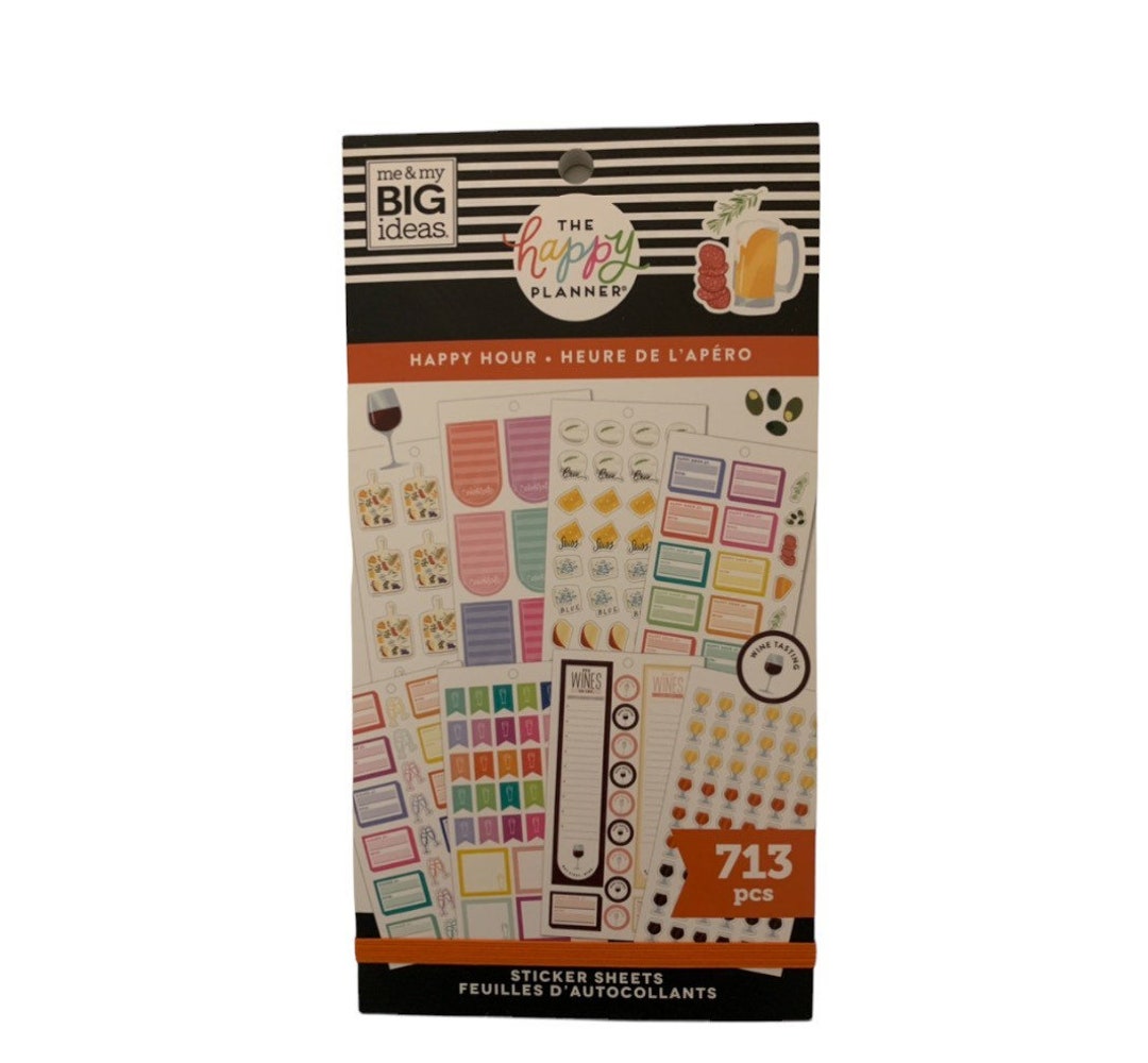 The Happy Planner Value Sticker Book - Happy Hour - 713 Piece - Etsy