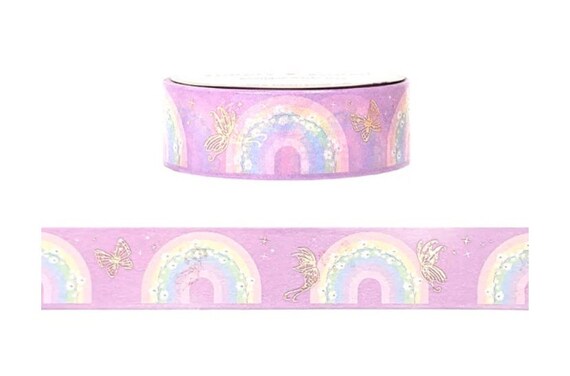 Simply Gilded Washi Tape Set – Sugar Plum Ombré Avec Feuille D’argent, Lot De Rouleaux