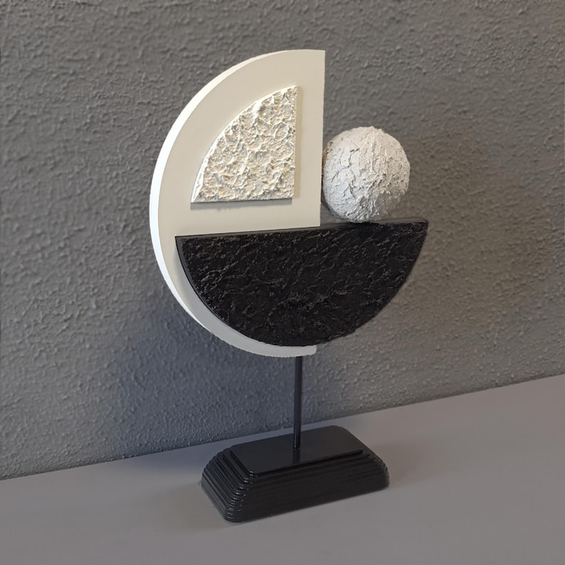 Contemporary sculpture for living room or office space