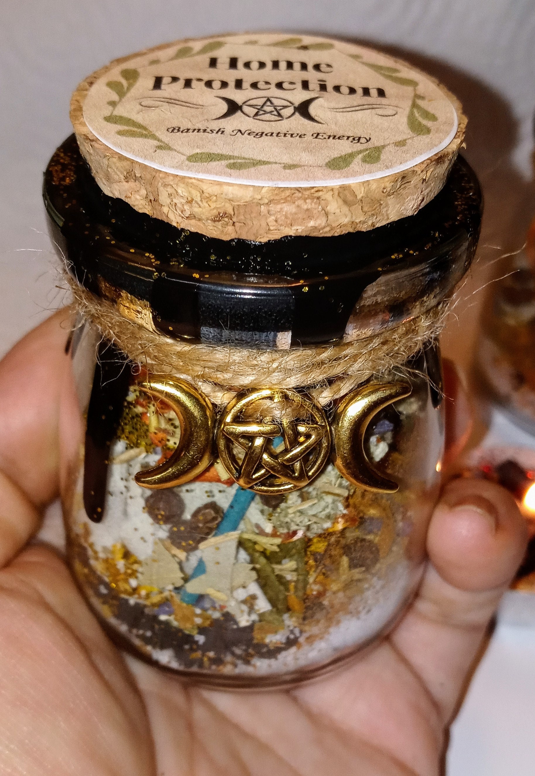 Home Protection Spell Jar Protection Spell Jar Banish | Etsy