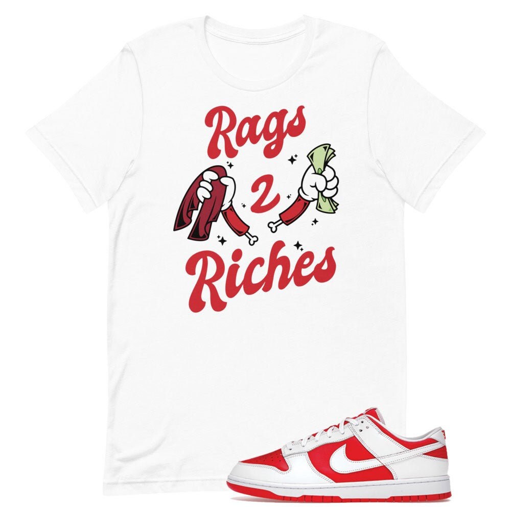 dunk low gym red shirt
