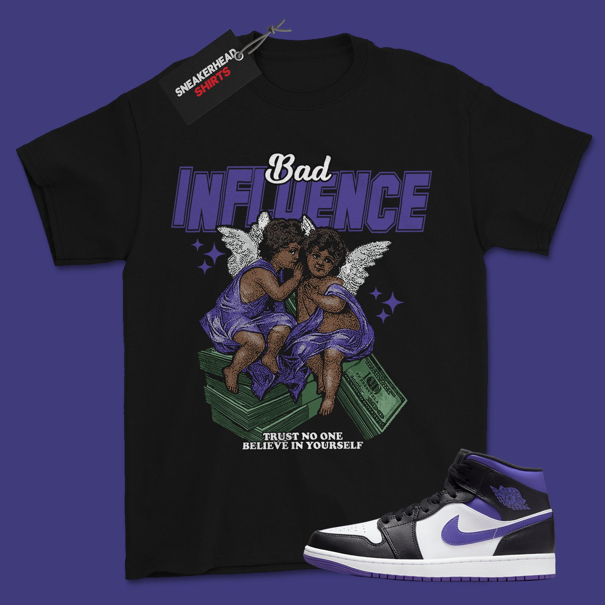 purple 12s shirt