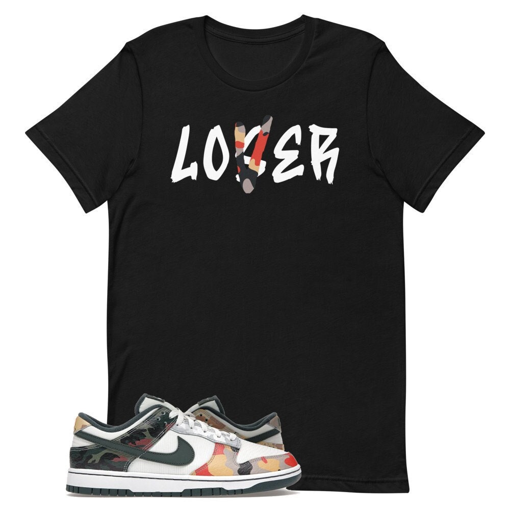 Shirt to Match Dunk Low SE Multi-Camo Sail Sneaker Match | Etsy