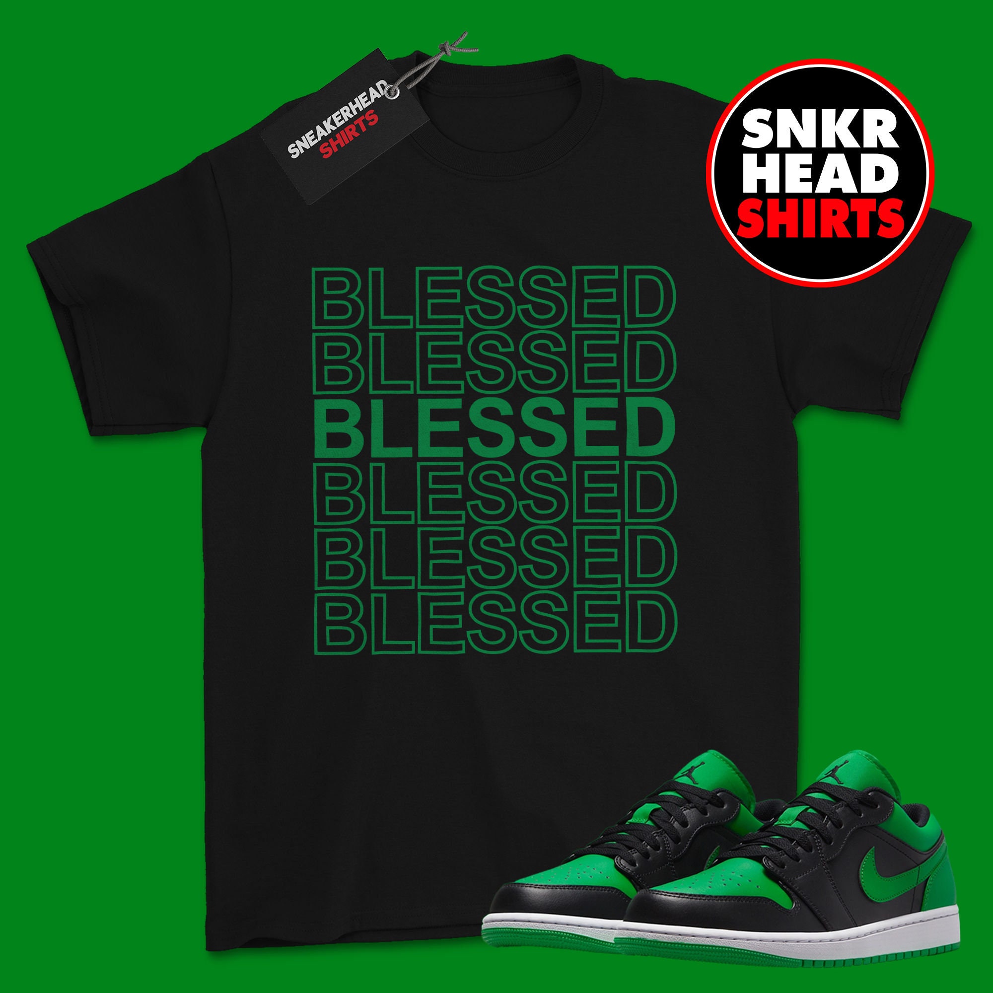 black and green jordan shirt