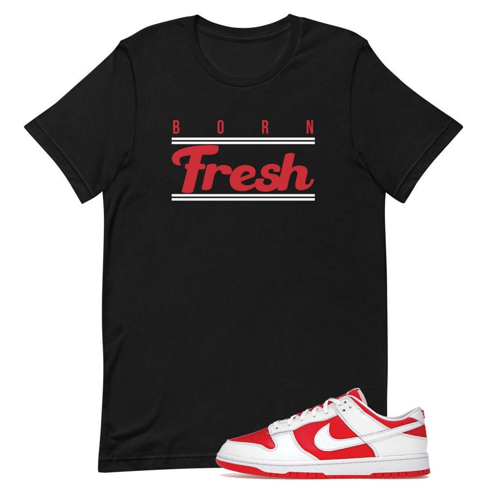 dunk low gym red shirt