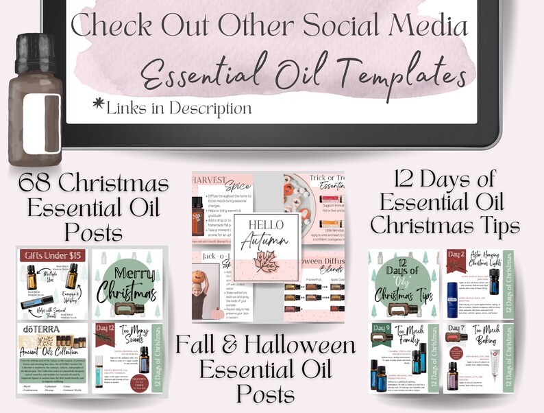 Doterra Social Media, Doterra Oils of the Bible Social Media Posts, Doterra Holiday Content