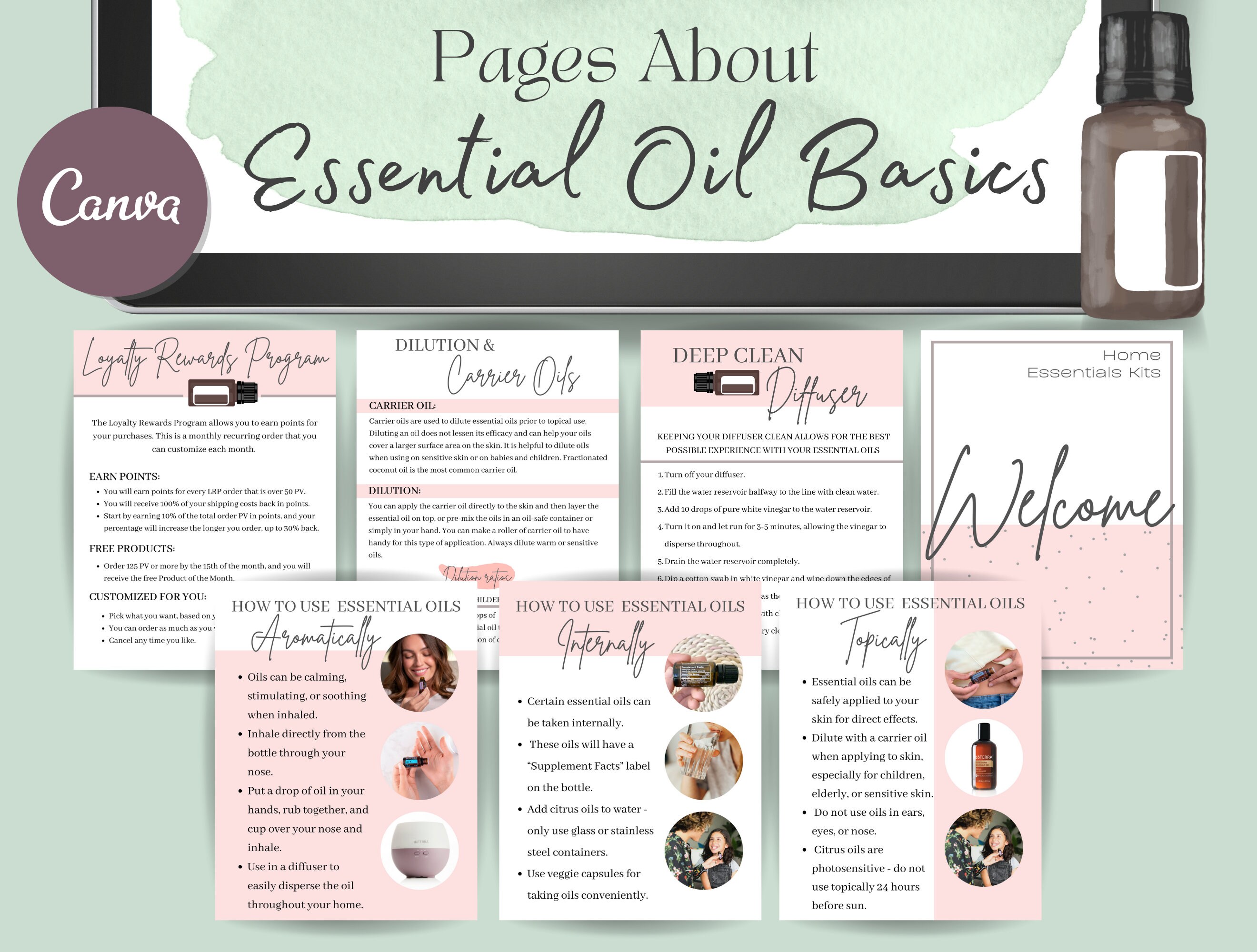 Doterra Home Essentials Enrollment Kit Booklet Doterra Etsy UK