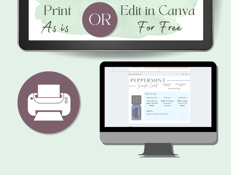 Doterra Essential Oil Sample Cards Essential Oil Sample Etsy