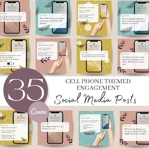 Sociale media-betrokkenheidsvragen met mobiele telefoonthema, sociale media-betrokkenheidsberichten, Instagram-betrokkenheidsberichten, leuke vragen over sociale media