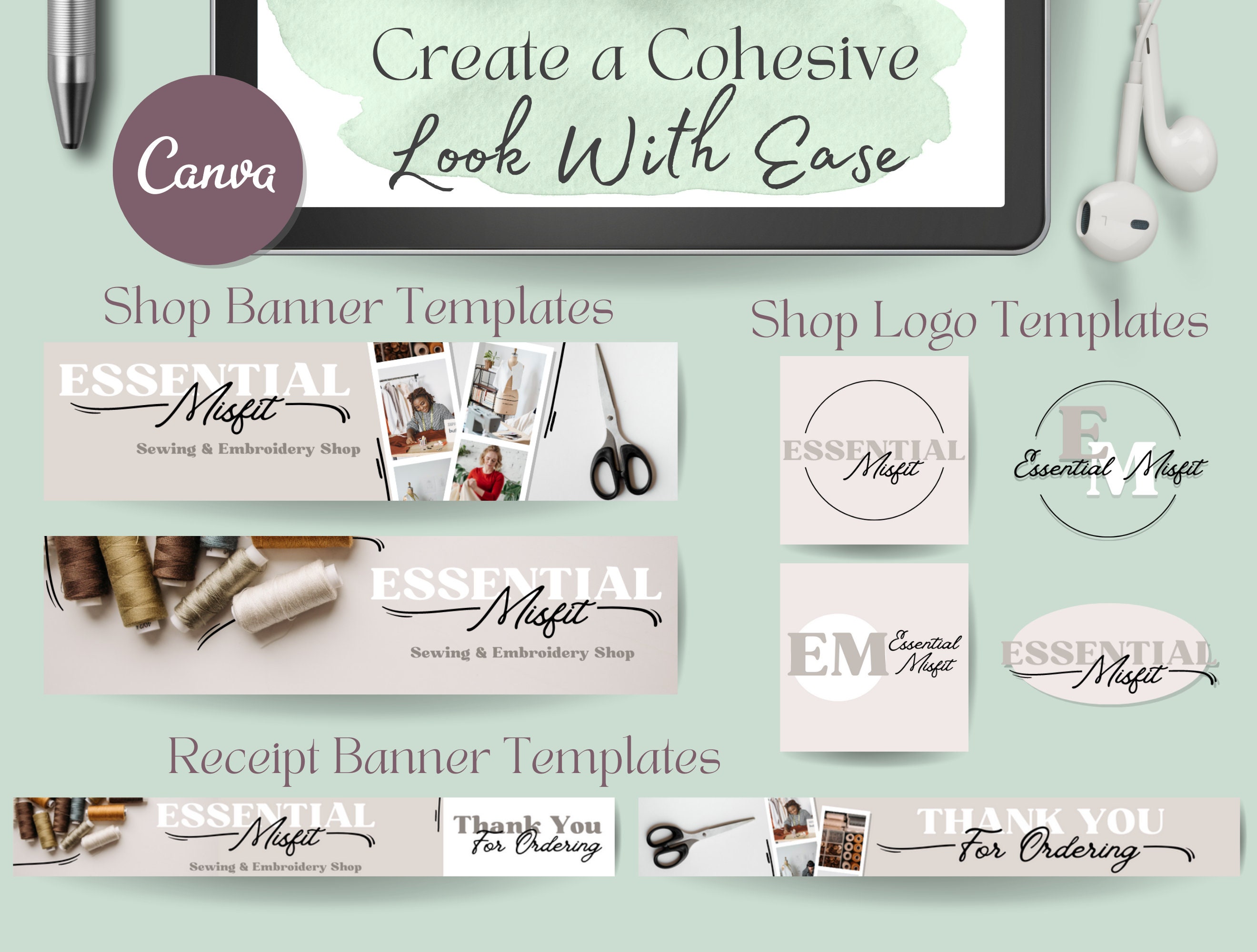 Etsy Shop Banner Template, Etsy Shop Bundle Kit, Etsy Shop Starter Kit ...