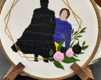 Void & Bob Floral Embroidery with Hoop