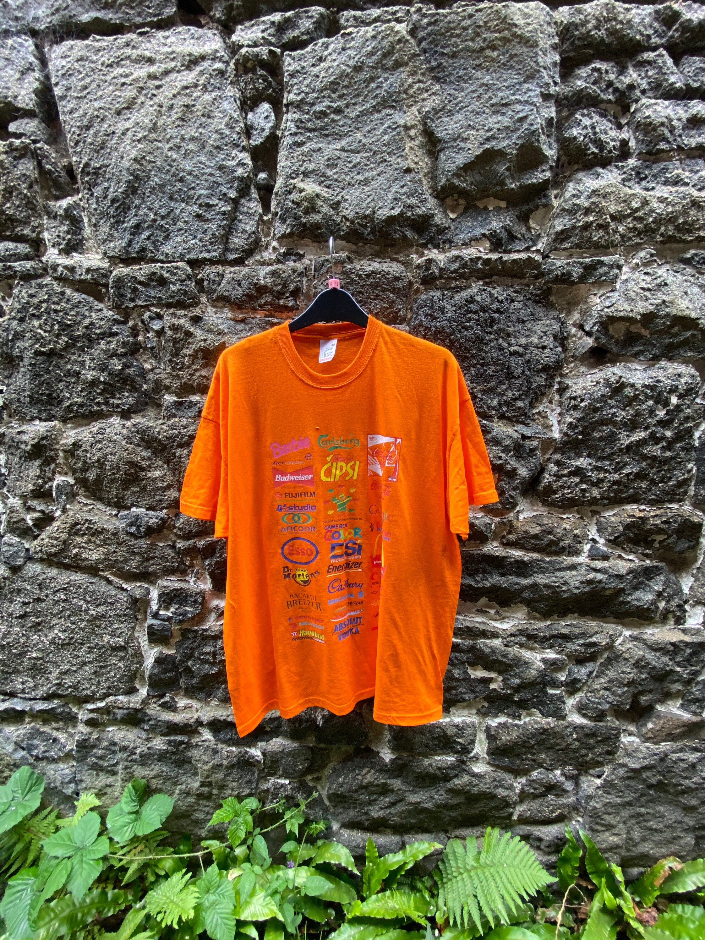 Orange Multibrand tee Etsy