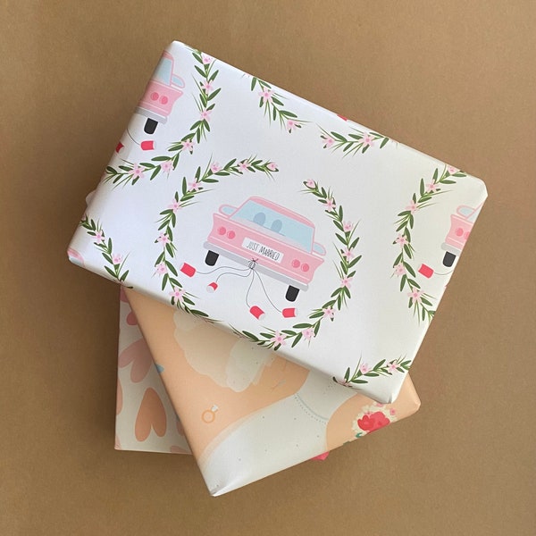 Bridal Shower Wrapping Paper Etsy