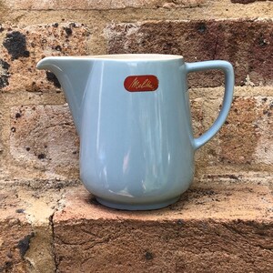 Pastel blue Melitta stove top coffee pot (no lid)